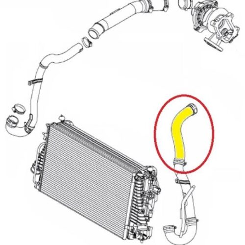 TUBO INTERCOOLER OPEL, SAAB 835156 24415009