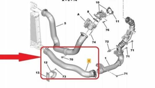 TUBO FLEXIBLE DE AIRE CITROEN, OPEL, PEUGEOT 9807540580 9820476580 1 TUBO FLEXIBLE DE AIRE CITROEN, OPEL, PEUGEOT 9807540580 9820476580