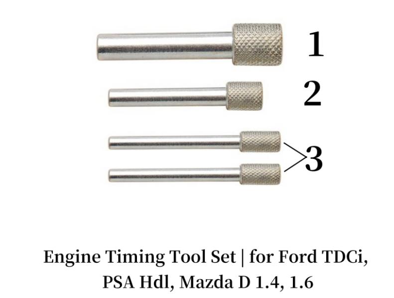JUEGO DE CALADO DE DISTRIBUCION PARA FORD TDCI, PSA HDL, MAZDA D 1.4, 1.6 1 JUEGO DE CALADO DE DISTRIBUCION PARA FORD TDCI, PSA HDL, MAZDA D 1.4, 1.6