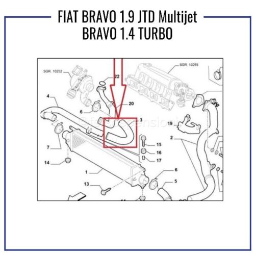 TUBO FLEXIBLE DE AIRE FIAT 51842859 51842859