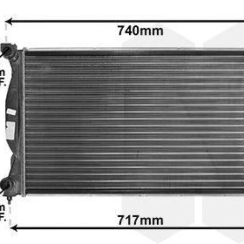 RADIADOR REFRIGERACION DE MOTOR AUDI, SEAT 8E0121251 8E0121251AF 8E0121251A