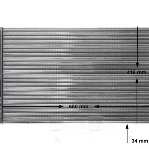 RADIADOR REFRIGERACION DE MOTOR SEAT, VOLKSWAGEN 1J0121253AC