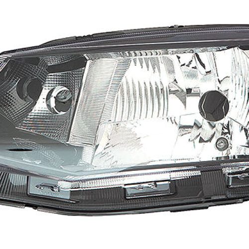 FARO-DCHO-ELECT-MOTOR-NEGRO-H4 SKODA FABIA 11862902