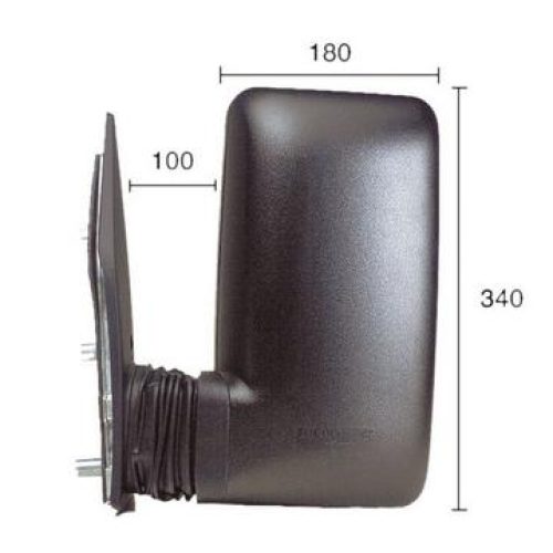 ESPEJO DCH.-MAN-CONV-BR./CORTO IVECO Daily 21421112