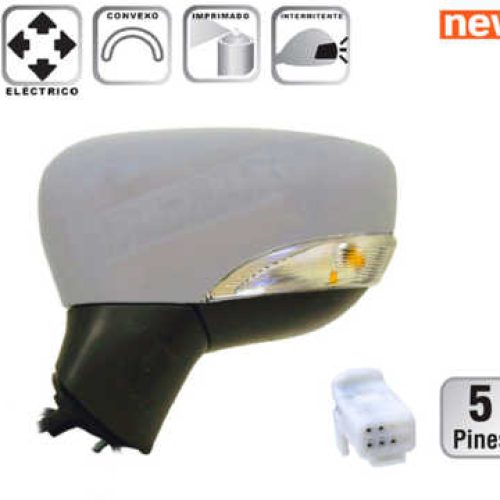 ESPEJO.DCH.ELC.CVX.IMPR.CONRETR.5PIN NISSAN Micra 27254512