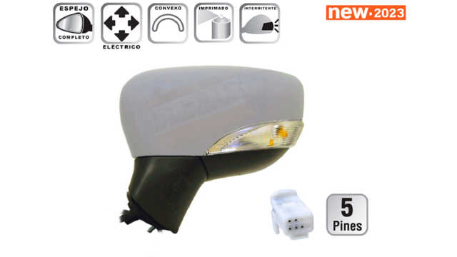 ESPEJO.IZ.ELC.CVX.IMPR.CONRETR.5PIN. NISSAN Micra 27254511 1 ESPEJO.IZ.ELC.CVX.IMPR.CONRETR.5PIN. NISSAN Micra 27254511
