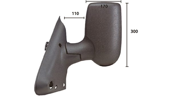 ESPEJO IZQ.-ELEC-TERM-CONV-BR./CORTO FORD Transit 27313321